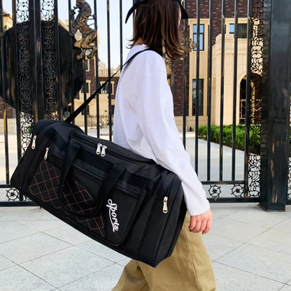 Oxford Dry Wet Separation Bags Large Capacity Portable Gym Bags Multifunctional Wear-Resistant Side Zippers for Travel Swimming