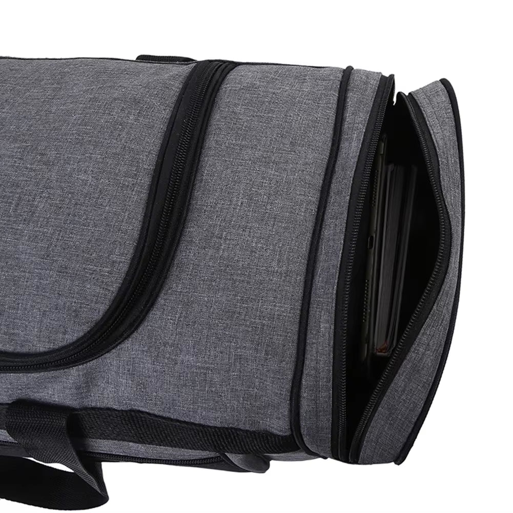 Oxford Dry Wet Separation Bags Large Capacity Portable Gym Bags Multifunctional Wear-Resistant Side Zippers for Travel Swimming